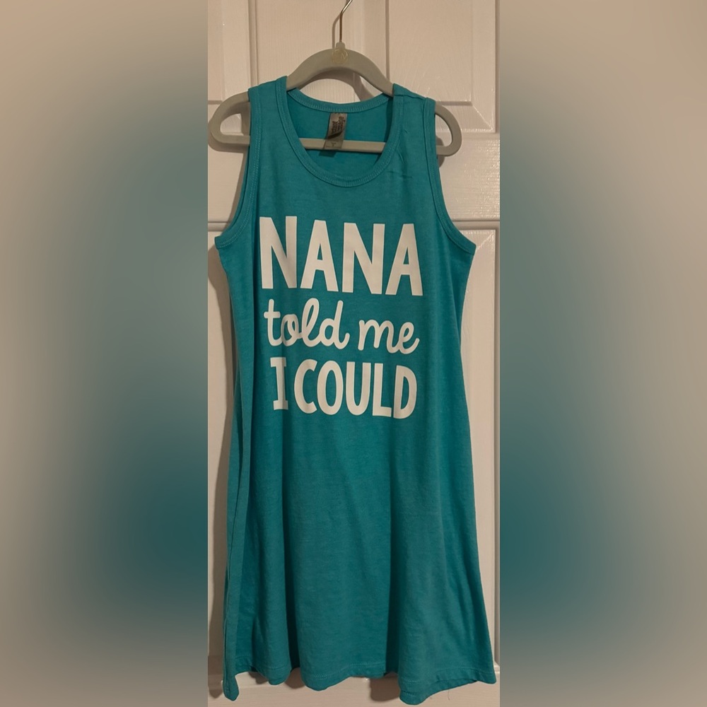 Instant Message Teal Kids Casual Dress